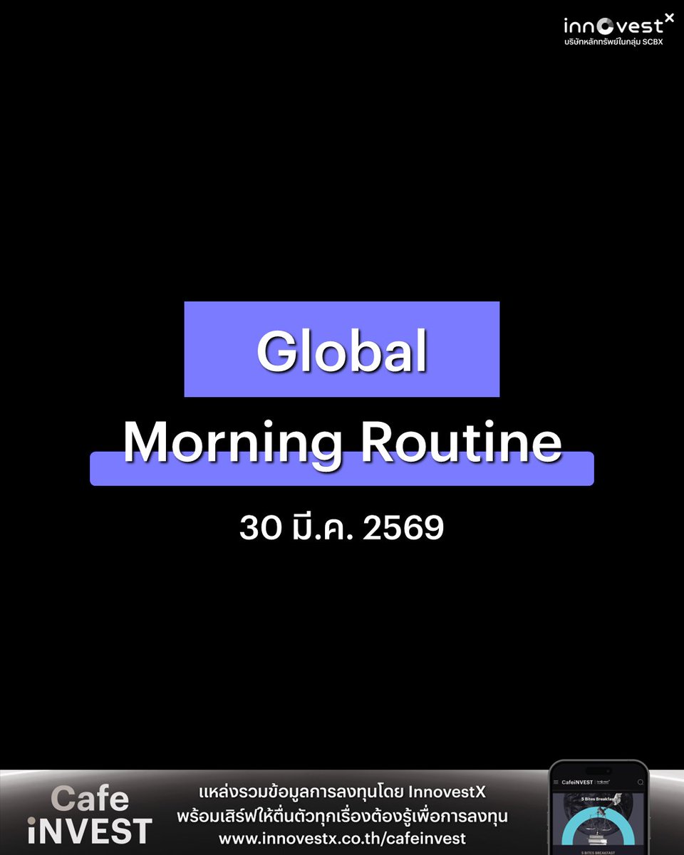 invxsecurities's tweet photo. ⚡️Update ตลาดหุ้นต่างประเทศ - 30 มี.ค. 69 #GlobalMorningRoutine โดย InnovestX Research
🔴ตลาดหุ้นสหรัฐฯ ปรับตัวลดลงอย่างหนักในวันศุกร์ที่ผ่านมา โดยดัชนีสำคัญเข้าสู่ "ภาวะปรับฐาน (Correction)" หรือลดลงมากกว่า 10% จากจุดสูงสุดเป็นประวัติการณ์ จากอิหร่านยังไม่ยอมรับข้อตกลงจากสหรัฐฯ
========================
📉 หุ้นกลุ่ม Cybersecurity ถูกขาย แต่ภาพใหญ่ยังบวก
จากความกังวลโมเดล AI ใหม่ของ Anthropic อย่าง "Capybara" ที่เก่งด้านโค้ดและไซเบอร์ อย่างไรก็ตาม INVX มองว่าเมื่อภัยคุกคามจาก AI รุนแรงขึ้น ความต้องการ Cybersecurity จะยิ่งเพิ่มขึ้น หนุนมุมมองบวกระยะกลาง-ยาวต่อ $PANW (Palo Alto Networks), $CRWD (CrowdStrike)
⚡ ดีล Power Semiconductor ญี่ปุ่นน่าจับตา
3 บริษัท https://t.co/uUGSsu1OeO (Rohm), https://t.co/OVnEYBtFkv (Toshiba) และ https://t.co/RH4FfL9nzV (Mitsubishi Electric) ลงนาม MOU ควบรวมธุรกิจ หากสำเร็จจะขึ้นเป็นเบอร์ 2 โลก มองเป็นบวก แต่ยังอยู่ช่วงเริ่มต้นต้องติดตามต่อ
🏦 แบงก์จีนกำไรยังแกร่ง แม้ดอกเบี้ยกดดัน
งบปี 2025 โตตามคาด แม้ NIM แคบลงแต่ได้ค่าธรรมเนียมชดเชย NPL ยังแข็งแกร่ง มองบวกต่อ
$CMB (China Merchants Bank),
$PSBC (Postal Savings Bank of China) ที่ยืดหยุ่นสูง ขณะที่ $ICBC (Industrial and Commercial Bank of China) และ $AGBANK (Agricultural Bank of China) ได้แรงหนุนรัฐช่วยขยายสินเชื่อและรักษาปันผล
🏠 Haier เจอแรงกดดันต้นทุน-ดีมานด์
https://t.co/WJQKSj0MOX (Haier) กำไร 4Q25 -39% จากดีมานด์จีนอ่อน + ต้นทุนทองแดงสูง กด margin เหลือ 26.7% มองกลุ่มเครื่องใช้ไฟฟ้ายังเสี่ยง Cost-Push Inflation ต่อเนื่องถึงปี 2026
🚗 BYD ถูกกดดันจากสงครามราคา
https://t.co/fVh3pMfCfG (BYD) กำไร 4Q25 -38% ต่ำกว่าคาด จาก Price War + ต้นทุนสูง แม้เร่งขยายต่างประเทศ แต่มองพื้นฐานระยะสั้นยังอ่อน ชอบ upstream มากกว่า เช่น
https://t.co/ySO8t0FmA4 / DR23 : CATL23 (CATL)
https://t.co/YwVjfVcE6q / DR23 : HORIZON23 (Horizon Robotics)
🤖 Xiaomi เร่งเกม Humanoid Robot
https://t.co/qvNh7IFeDG (Xiaomi) พัฒนา CyberOne ต่อเนื่อง โดยเฉพาะระบบมือ แม้ยังไม่สร้างรายได้และกดกำไรระยะสั้น แต่มองเป็นสัญญาณบวกต่อธีม Humanoid Robot และ Supply Chain ระยะยาว
========================
📌Source : InnovestXResearch
#InnovestX #INVX #หุ้นสหรัฐฯ #ลงทุนหุ้นอเมริกา