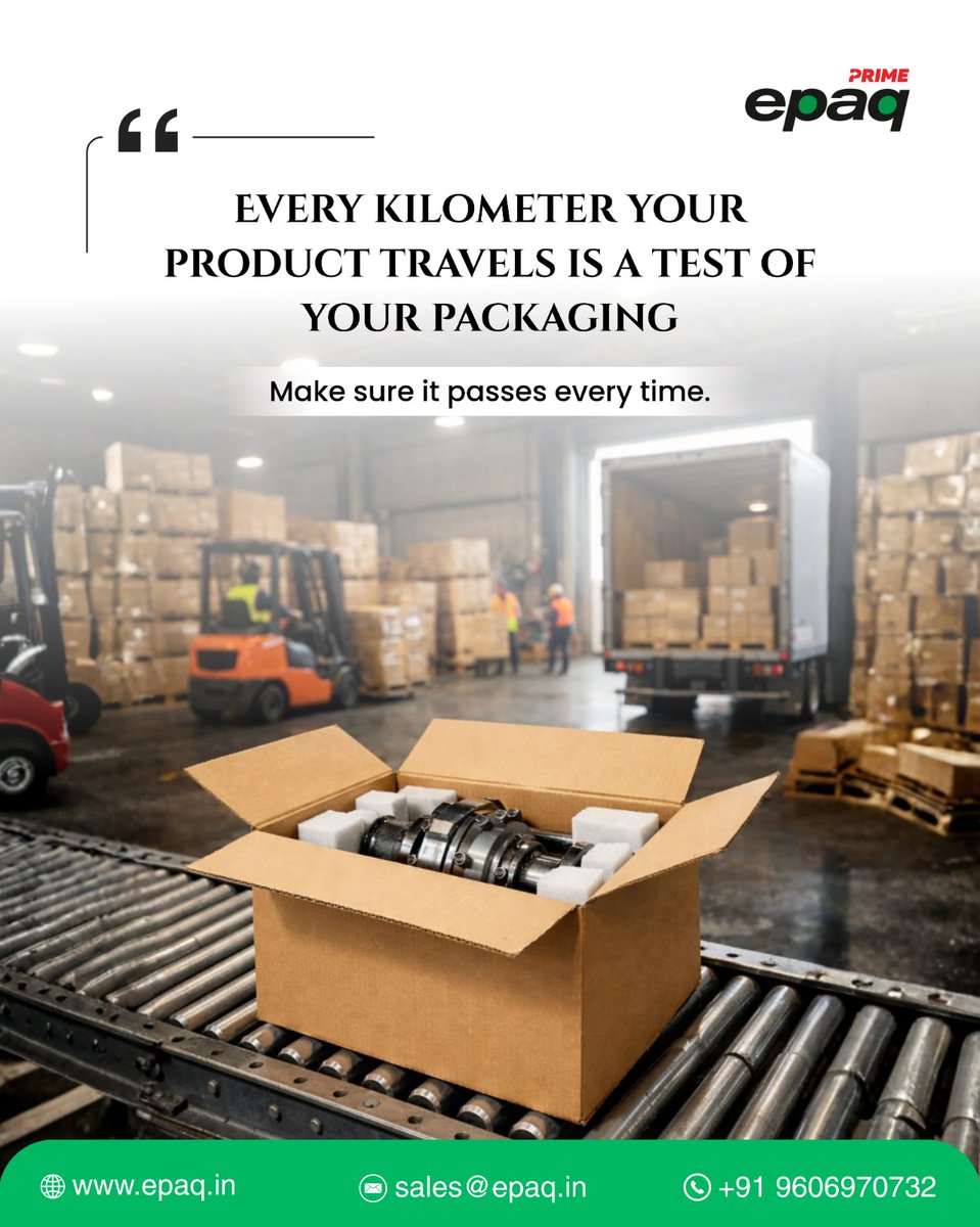 primeepaq's tweet image. Every product travels far, through warehouses, cities, and the hands of customers. Packaging isn’t just wrapping; it protects, preserves quality, and ensures safe delivery. Make it speak for your product. 📦

#EngineeredPackaging #ProductProtection #ExportPackaging