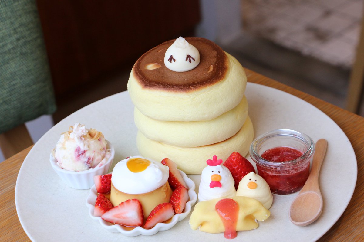 ほわん【pancake cafe】 tweet media