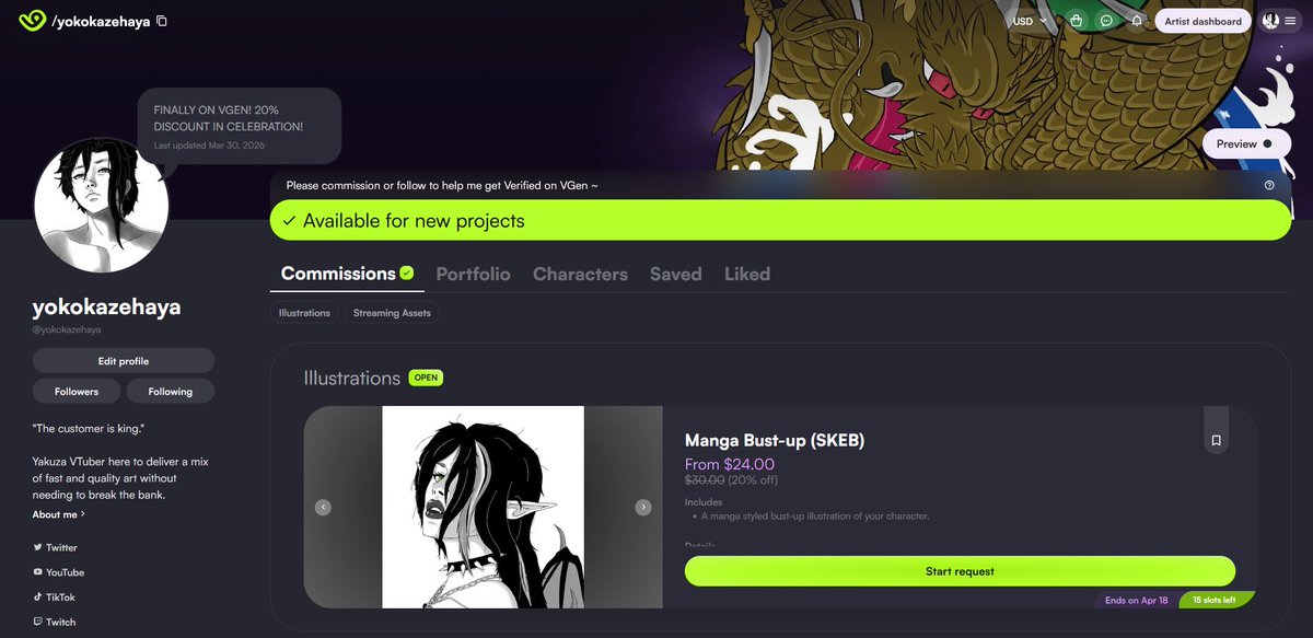 Yoko Kazehaya 🐉✌️ 「VT-omo」 tweet media