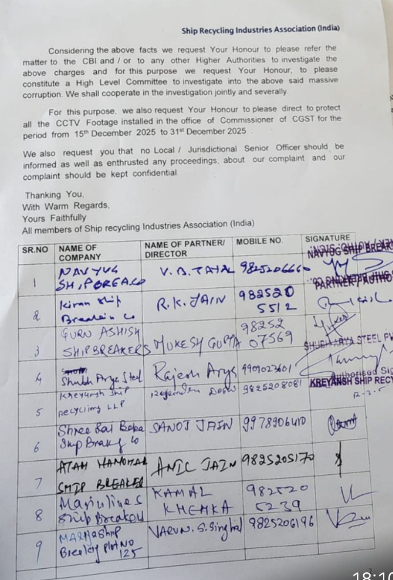 mahebubkureshi2's tweet photo. Even though leading Industrialists raised concerned over Corruption- till date nothing were taken seriously- Even though they had given in writing with mobile number and sign- 
@PMOIndia @CMOGuj @CBIHeadquarters @cbic_india @FinMinIndia @nsitharaman @cgstahmedzone https://t.co/d2vns3dq9u
