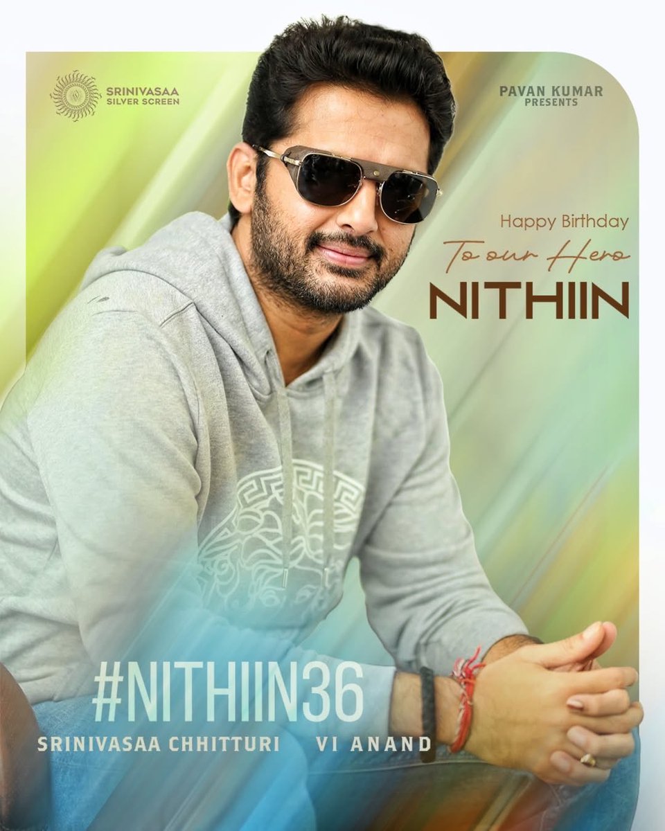 AnanthaHaribabu's tweet image. Wishing the ever-energetic &amp;amp; versatile @actor_nithiin garu a fantastic birthday 🥳🔥

Excitement builds as #Nithiin36 (Production No. 43) gears up to begin its journey soon!

A bold sci-fi venture directed by @vi_anand, promising a fresh concept, high-energy storytelling, and a