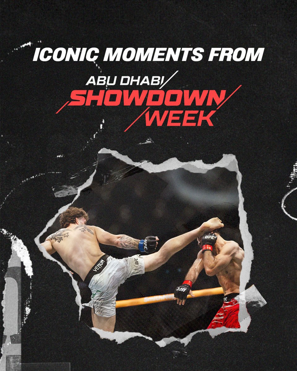 Abu Dhabi Showdown Week tweet media
