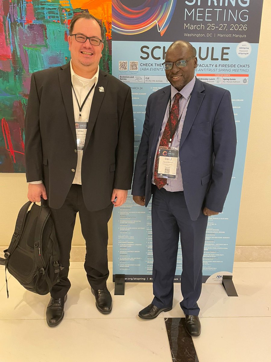 CAK_Kenya's tweet photo. Every year, competition law enforcers, lawyers, economists, and policymakers from around the world convene in Washington, D.C. to share insights on key issues shaping enforcement at Antitrust Spring Meeting. https://t.co/qNjzM3vqsq
