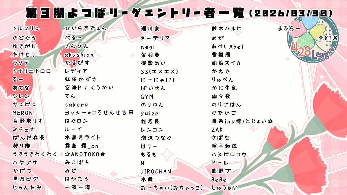 よつばリーグ🍀🌈 tweet media