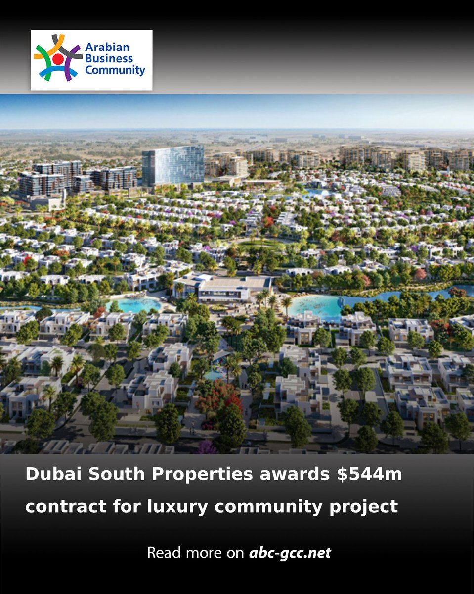ABCinGCC's tweet image. Dubai South Properties has announced that it has awarded a key contract worth AED2 billion ($544 million) to Mohammed Abdulmohsin Al Kharafi &amp;amp; Sons. 

Read more on abc-gcc.net/News/1/394241

#ABCNews #PropertyDevelopment #Dubai