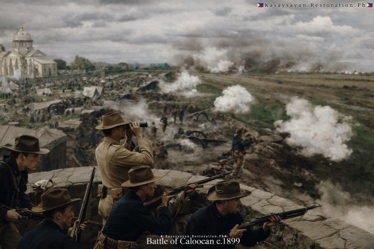 KRestorationPh's tweet photo. https://t.co/ox36JVlRsa 🇵🇭

Battle of Caloocan (Feb 10, 1899)

Filipino forces under Antonio Luna resisted a major U.S. assault—despite inferior arms, logistics, and support.

A fight marked not by lack of courage, but by unequal conditions.

#PhilippineHistory #Caloocan https://t.co/dLJZaR3ZYi