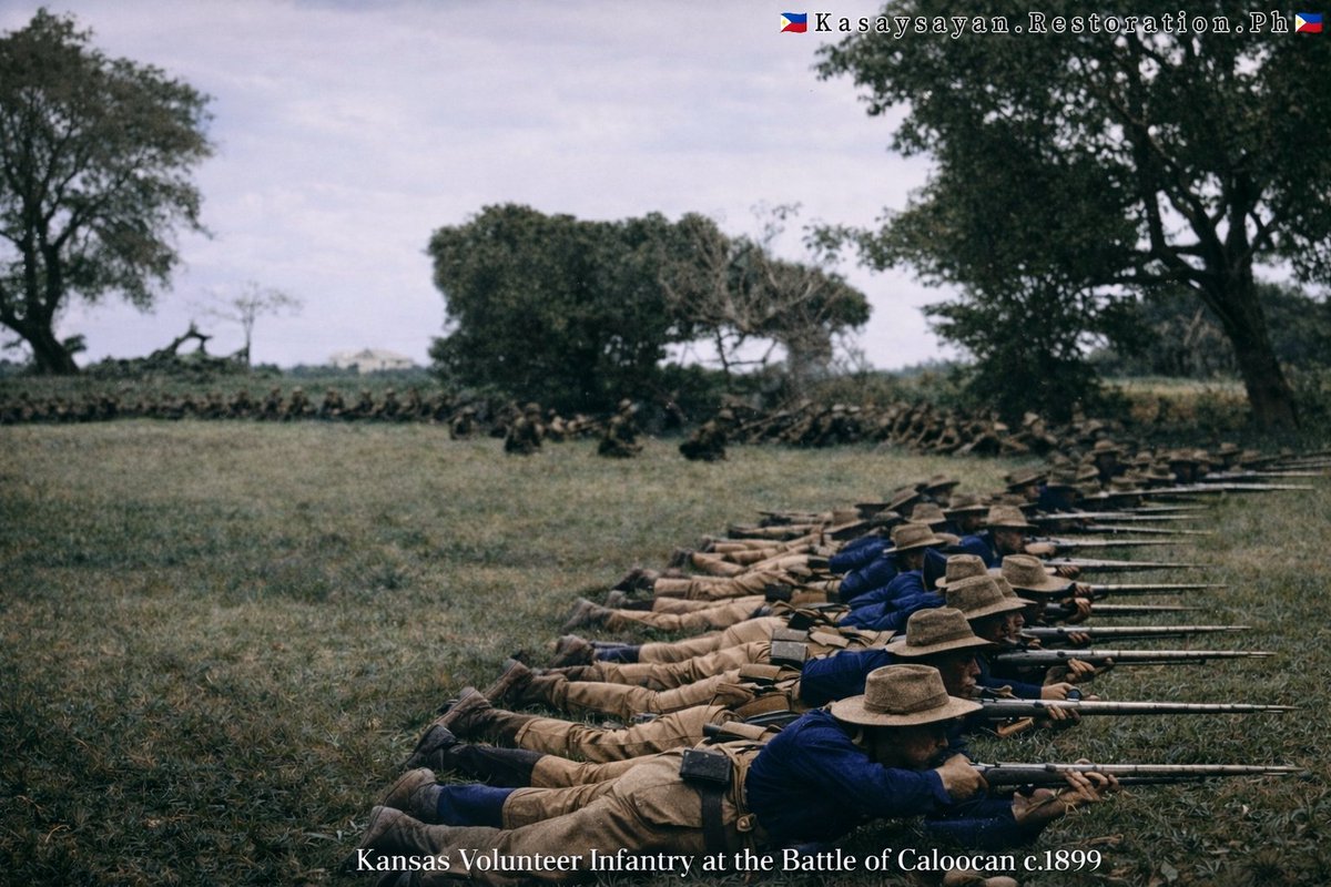 KRestorationPh's tweet photo. https://t.co/ox36JVlRsa 🇵🇭

Battle of Caloocan (Feb 10, 1899)

Filipino forces under Antonio Luna resisted a major U.S. assault—despite inferior arms, logistics, and support.

A fight marked not by lack of courage, but by unequal conditions.

#PhilippineHistory #Caloocan https://t.co/dLJZaR3ZYi