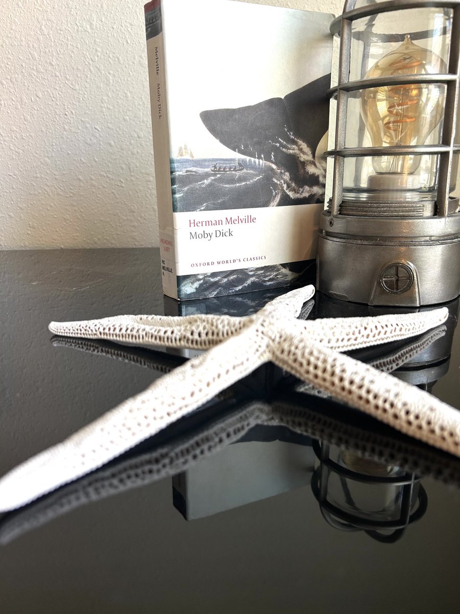 thenextpage22's tweet image. #MobyDick
#HermanMelville

Not drowned…Rather carried down alive to wondrous depths,where strange shapes of the unwarped primal world glided to and fro…Pip saw…God’s foot upon the treadle of the loom,and spoke it; and therefore his shipmates called him mad. 
#MelvilleMonday 🐳