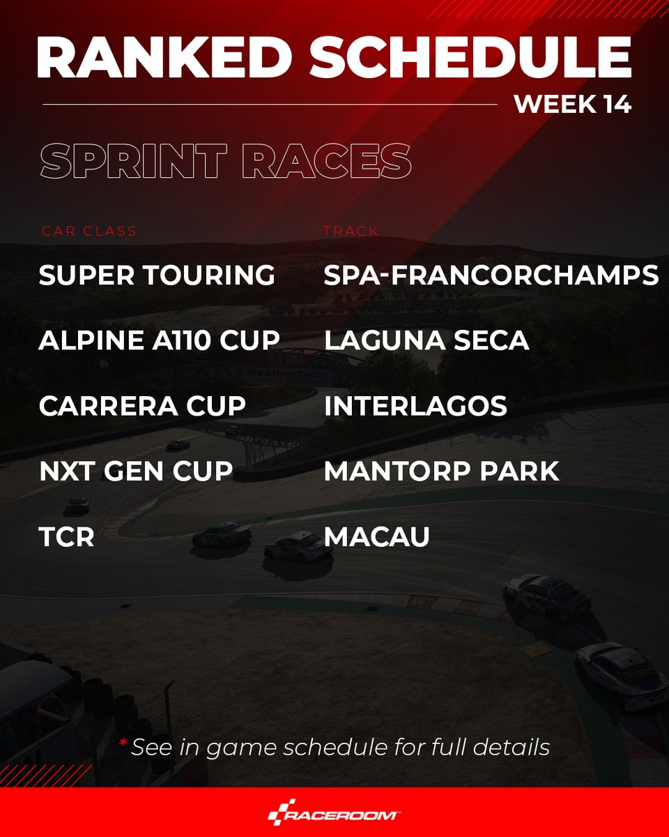 RaceRoom tweet media