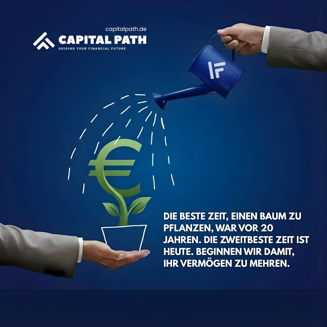 Capitalpath2025's tweet photo. 🌱💶 Der beste Zeitpunkt zu starten ist jetzt.

Finanzieller Erfolg wächst wie ein Baum – mit der richtigen Pflege, Geduld und Strategie.
Mit CapitalPath legen Sie heute den Grundstein für ein starkes und nachhaltiges Vermögen.

#CapitalPath #Vermögensaufbau #Investieren https://t.co/LNkjcIki23