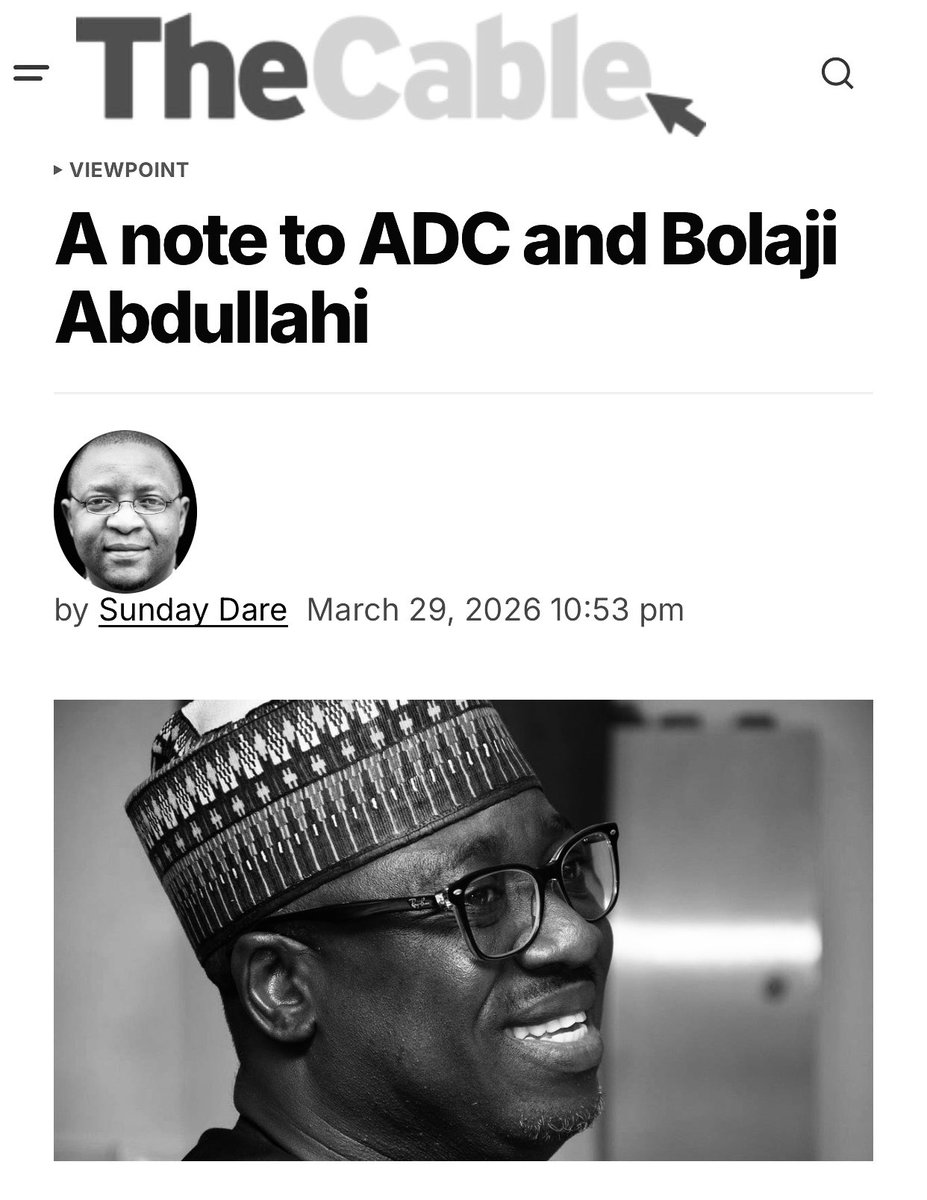 BolajiADC's tweet photo. Right of Reply: Questions the Presidency Must Answer

We have noted, with some amusement, the rebuttal published by @SundayDareSD, one of the President’s many media aides, in response to the ADC’s birthday message to the President and Commander-in-Chief of Nigeria’s Armed Forces. But beyond the tone of that response, there is something more concerning: how easily the Presidency avoids the real, everyday reality Nigerians are living through.

Inflation is not an abstract concept. It is the mother who can no longer afford food the way she did a year ago. It is the young worker whose salary has stayed the same while transport fares have doubled under this government. It is the small business owner watching costs rise faster than their sales.

These are not theories. They are the direct consequences of decisions taken under the Bola Tinubu-led APC administration, particularly the abrupt removal of fuel subsidy without any immediate or credible cushioning for over 200 million Nigerians. Today, fuel prices have risen by nearly 500%, and everything else has followed.

And so Nigerians are left with a few simple questions that deserve direct answers, not a carefully worded article at a time like this.

On the price of fuel, is the Tinubu government telling Nigerians that there is nothing they can do to bring down the price of fuel? Since the war on Iran started, governments all over the world have taken different emergency measures to keep the price of fuel down. But all we hear from the Tinubu government is that Nigerians should continue to endure.
 But there are measures the government can take, which it has either failed to consider or chosen to ignore. To start with, and this is what the ADC would do, suspend the 5% fuel tax and remove import and regulatory charges that drive up the pump price of petrol. This would immediately lower fuel costs, and with it, transport and food prices.

On security, the conversation is even more painful, because it is about lives.

Under this presidency, Nigeria now ranks 4th on the Global Terrorism Index. But beyond rankings are real people, families who have lost loved ones, communities that no longer sleep with both eyes closed. Daughters raped in front of their fathers and wives raped in front of their children. And in the short time between our birthday message and this rebuttal, at least 12 Nigerians were killed in Plateau State. Twelve people. Twelve families. In just a few hours. This is why Nigerians expect urgency, not explanations.

If defence spending has increased, as the government often points out, then Nigerians are right to ask why they still feel unsafe in their homes, on their roads, and in their farms. And sometimes, it even feels like this government’s policies are harsher on Nigerians than the government is on terrorists and bandits, who, disturbingly, have at times been referred to as “sons” and “brothers.”

If the government is truly firm in its resolve, Nigerians deserve to see that firmness reflected first in the protection of innocent lives.

What Nigerians expect is accountability. What we receive instead are lectures. Nigerians are often infantilised, told we complain only because we do not understand what the government is doing. They speak as if governance is a mystery. We are told that the hardship is necessary. That this is reform. But Nigerians really want to know: when will this “necessary pain” begin to produce relief that people can actually feel?

Because right now, what people feel is pain. What they see is struggle. And what we all hear from the government often does not match these daily realities.

1/2