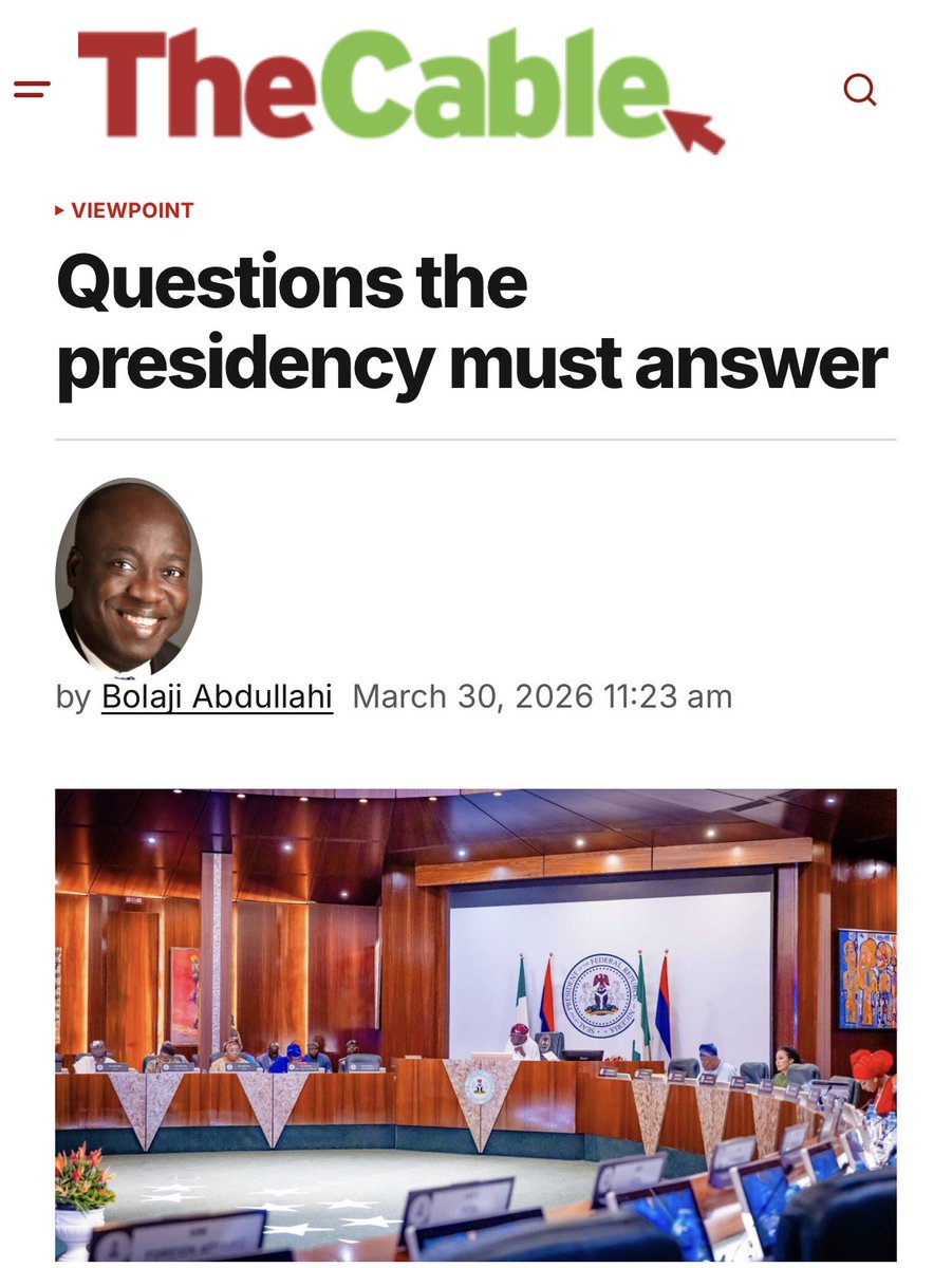 BolajiADC's tweet photo. Right of Reply: Questions the Presidency Must Answer

We have noted, with some amusement, the rebuttal published by @SundayDareSD, one of the President’s many media aides, in response to the ADC’s birthday message to the President and Commander-in-Chief of Nigeria’s Armed Forces. But beyond the tone of that response, there is something more concerning: how easily the Presidency avoids the real, everyday reality Nigerians are living through.

Inflation is not an abstract concept. It is the mother who can no longer afford food the way she did a year ago. It is the young worker whose salary has stayed the same while transport fares have doubled under this government. It is the small business owner watching costs rise faster than their sales.

These are not theories. They are the direct consequences of decisions taken under the Bola Tinubu-led APC administration, particularly the abrupt removal of fuel subsidy without any immediate or credible cushioning for over 200 million Nigerians. Today, fuel prices have risen by nearly 500%, and everything else has followed.

And so Nigerians are left with a few simple questions that deserve direct answers, not a carefully worded article at a time like this.

On the price of fuel, is the Tinubu government telling Nigerians that there is nothing they can do to bring down the price of fuel? Since the war on Iran started, governments all over the world have taken different emergency measures to keep the price of fuel down. But all we hear from the Tinubu government is that Nigerians should continue to endure.
 But there are measures the government can take, which it has either failed to consider or chosen to ignore. To start with, and this is what the ADC would do, suspend the 5% fuel tax and remove import and regulatory charges that drive up the pump price of petrol. This would immediately lower fuel costs, and with it, transport and food prices.

On security, the conversation is even more painful, because it is about lives.

Under this presidency, Nigeria now ranks 4th on the Global Terrorism Index. But beyond rankings are real people, families who have lost loved ones, communities that no longer sleep with both eyes closed. Daughters raped in front of their fathers and wives raped in front of their children. And in the short time between our birthday message and this rebuttal, at least 12 Nigerians were killed in Plateau State. Twelve people. Twelve families. In just a few hours. This is why Nigerians expect urgency, not explanations.

If defence spending has increased, as the government often points out, then Nigerians are right to ask why they still feel unsafe in their homes, on their roads, and in their farms. And sometimes, it even feels like this government’s policies are harsher on Nigerians than the government is on terrorists and bandits, who, disturbingly, have at times been referred to as “sons” and “brothers.”

If the government is truly firm in its resolve, Nigerians deserve to see that firmness reflected first in the protection of innocent lives.

What Nigerians expect is accountability. What we receive instead are lectures. Nigerians are often infantilised, told we complain only because we do not understand what the government is doing. They speak as if governance is a mystery. We are told that the hardship is necessary. That this is reform. But Nigerians really want to know: when will this “necessary pain” begin to produce relief that people can actually feel?

Because right now, what people feel is pain. What they see is struggle. And what we all hear from the government often does not match these daily realities.

1/2