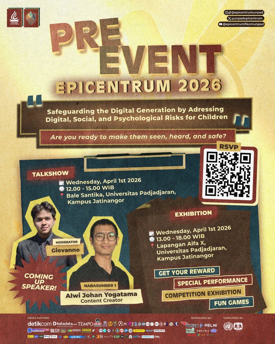 UnpadEpicentrum's tweet photo. Are you ready to make them seen, heard, and safe? 🛡️

Join us at the Pre-Event Epicentrum 2026! Don’t miss out on the rewards and fun games! 👋🏻✨ https://t.co/6BtBSODp0Y