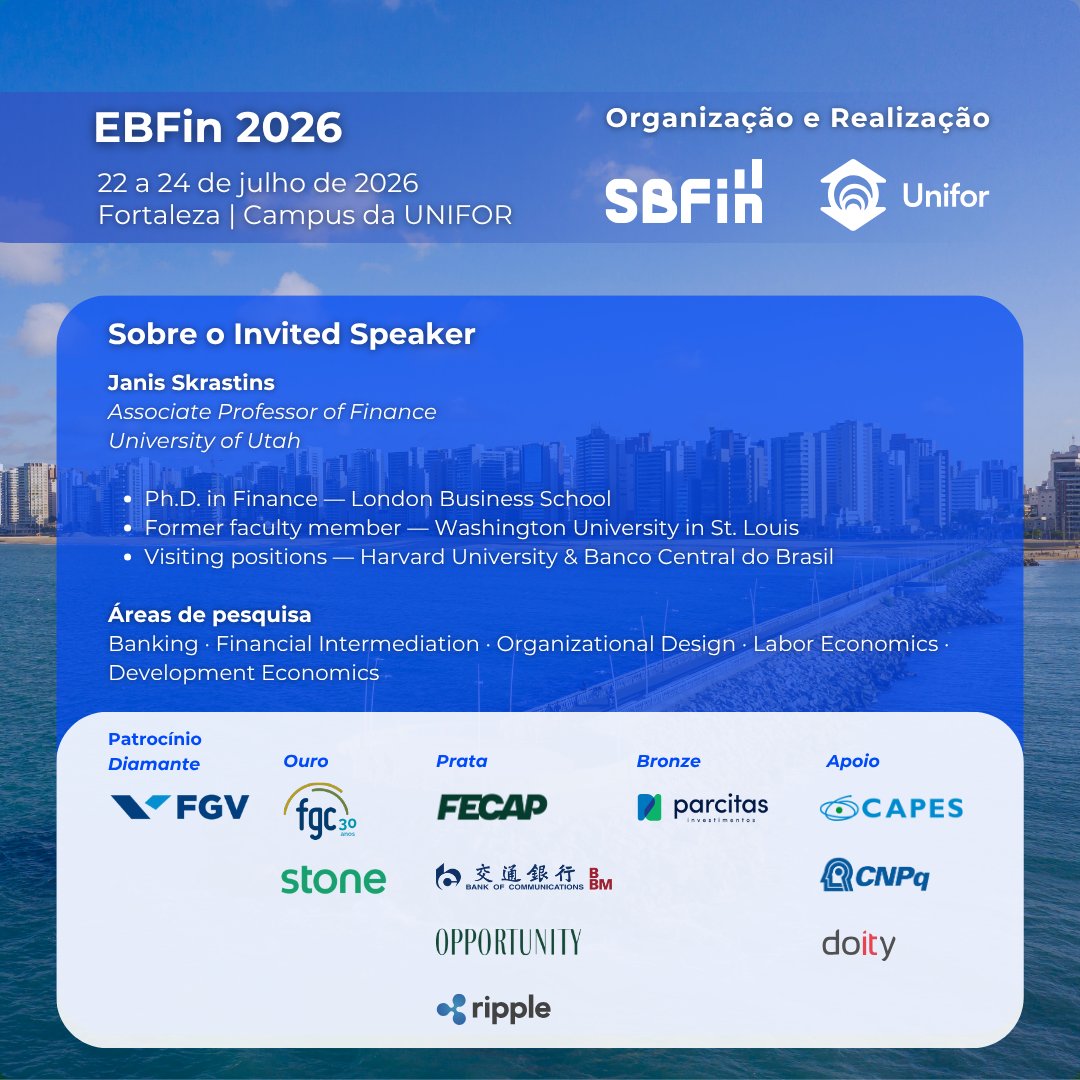 Sociedade Brasileira de Finanças (SBFin) tweet media