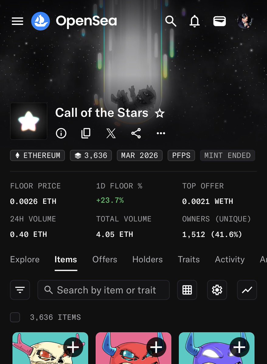 Call of the Stars NFT tweet media