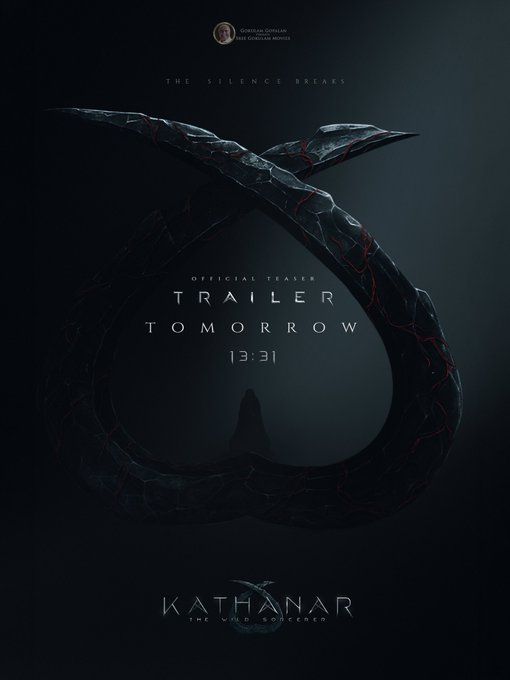 Saravanaspb's tweet photo. The silence breaks tomorrow! 

Trailer drops at 13:31 PM ⏳ 

#theSilenceBreaks #Kathanar #കത്തനാർ #Kathanarthewildsorcerer #ItsTimeForFantasyroaringSoon #GokulamGopalan #RojinThomas

@GokulamMovies @Actor_Jayasurya @MsAnushkaShetty @PDdancing #BaijuGopalan @rajeevan69 #VCPraveen #Krishnamoorthy #Kathanar