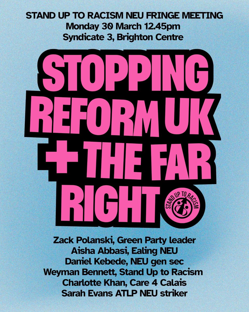 Stand Up To Racism tweet media