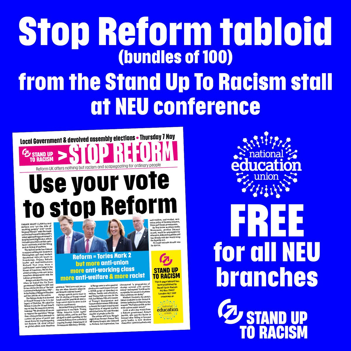 Stand Up To Racism tweet media