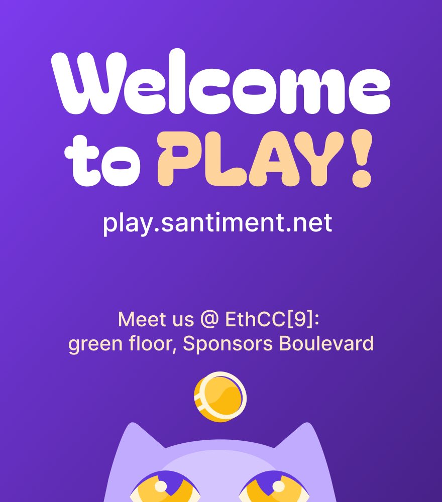 Play & Predict Crypto | by Santiment 🔮 tweet media