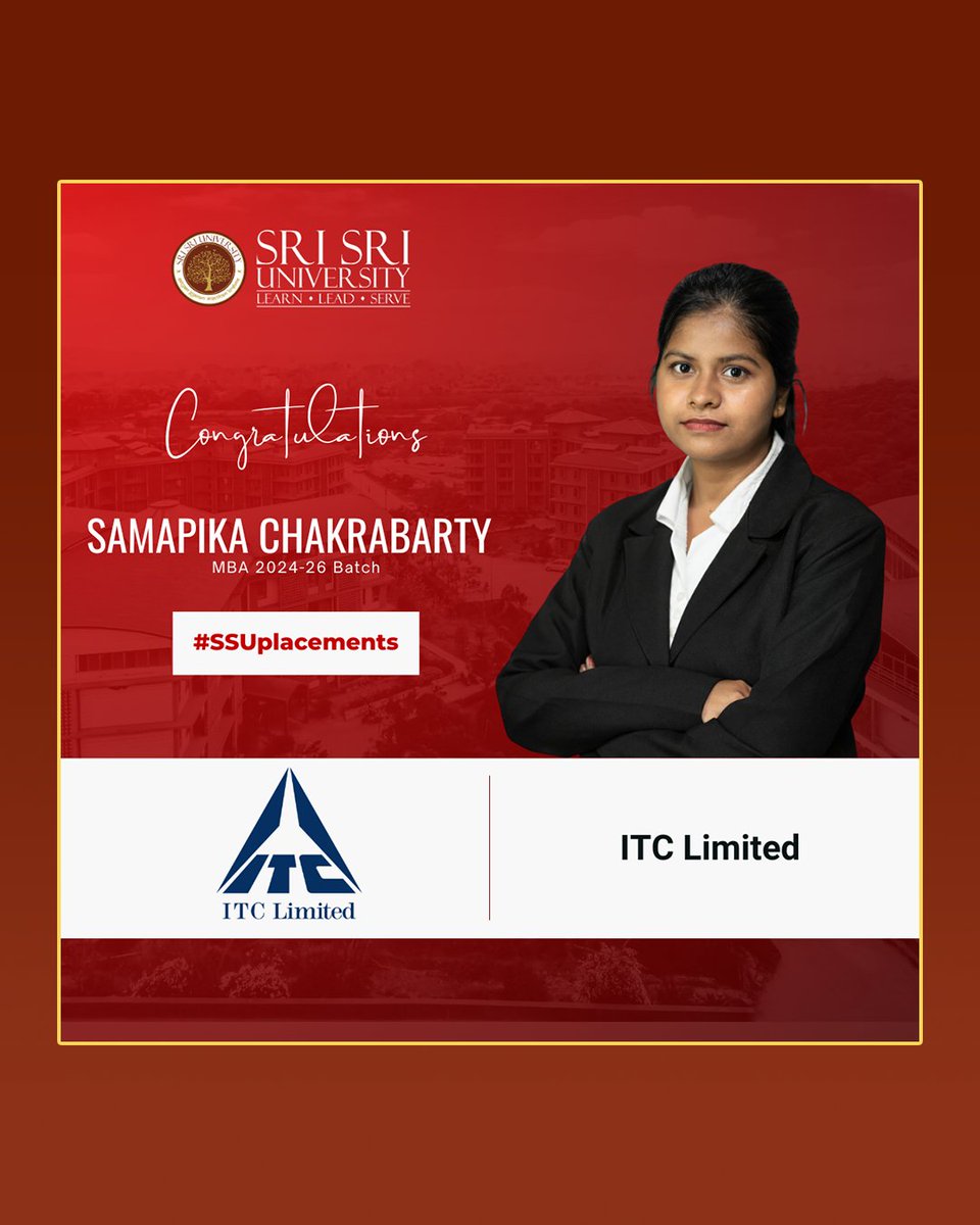 Sri Sri University tweet media