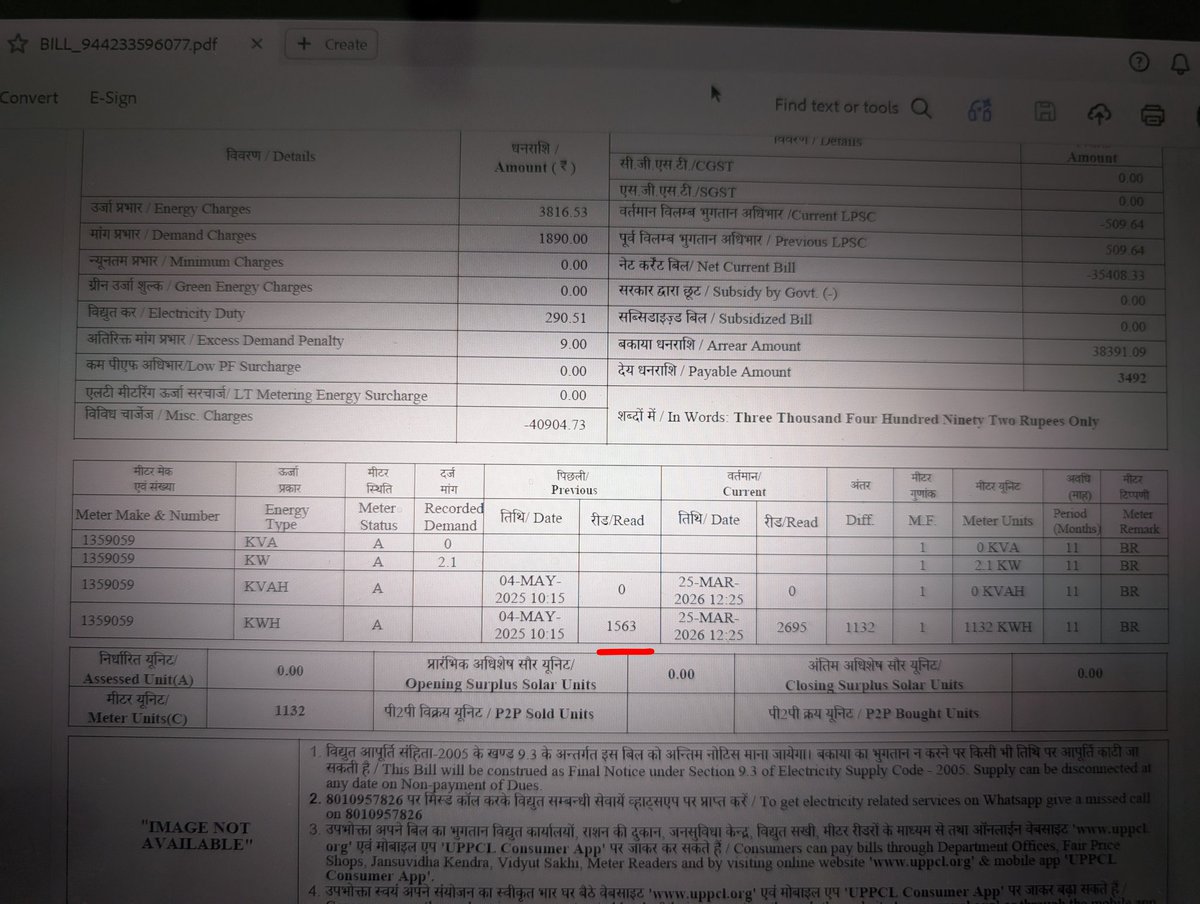 proudindian____'s tweet photo. @dvvnlhathras @dvvnlhq @UPPCLLKO Why are 1132 readings considered in the bill?
Nobody is responding at lehra office and I'm not in town as well.. please provide appropriate solution https://t.co/RqnICLYw5x