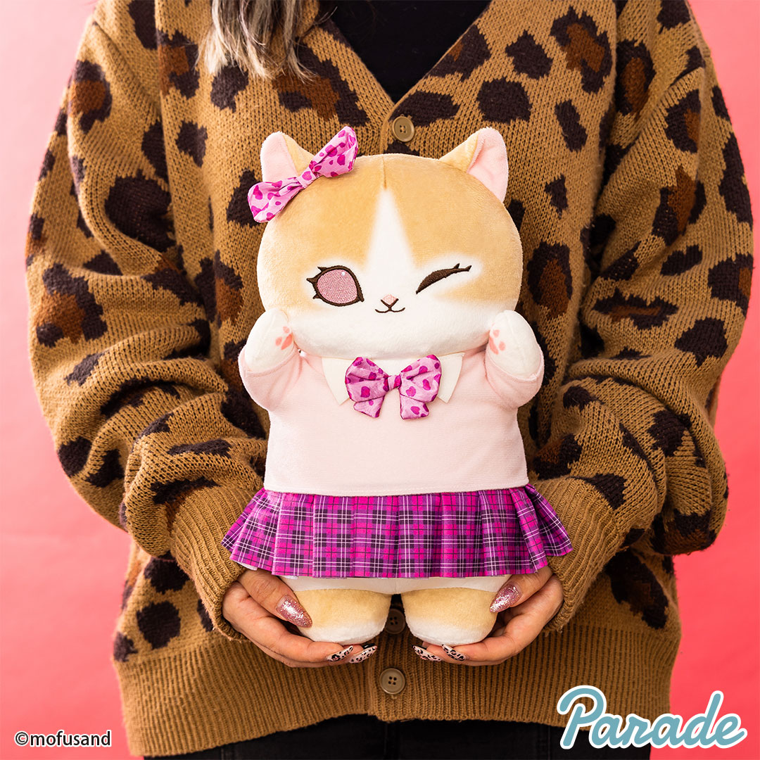 mofusand より コギャルにゃんBIGぬいぐるみが登場💅✨ ＼ コギャル姿