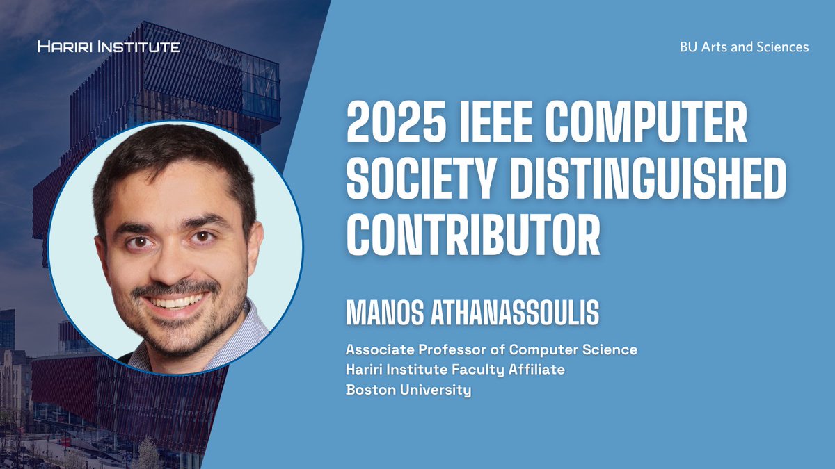 Hariri Institute for Computing, Boston University tweet media