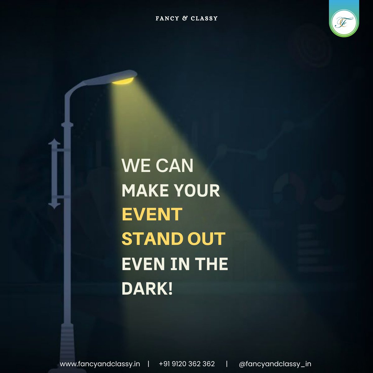 Stand out where others fade away.

Reach out: fancyandclassy.in

#fancyandclassy #dreamevents #B2Bevents #corporateevents #events #fancyandclassy_in