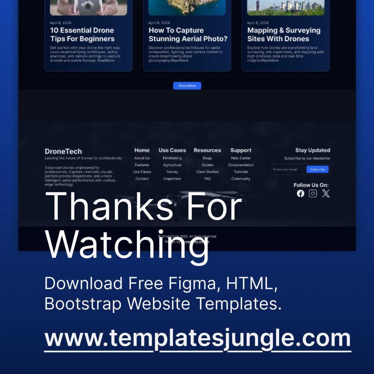 DroneTech – Drone Product Free Landing Page Figma
#freebie #freelancer #figma #uiux