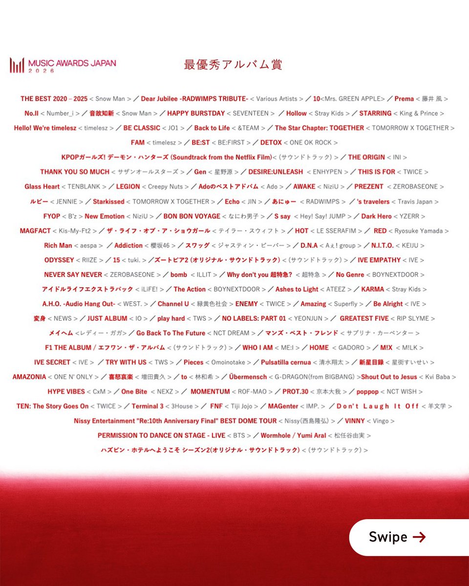 MUSIC AWARDS JAPAN公式 tweet media