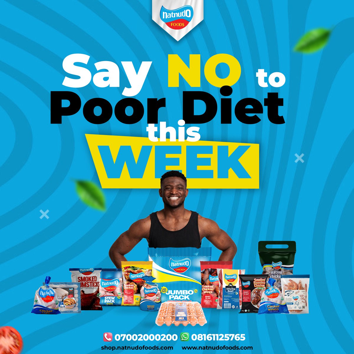 New week, no excuses.

Say no to poor diet this week. Your body deserves better than “manage it” meals. Choose safe, fresh, and quality protein every time.

Eat well, feel better, and count on natnudO Foods to deliver the quality you deserve. 👍

🛒 Shop online: