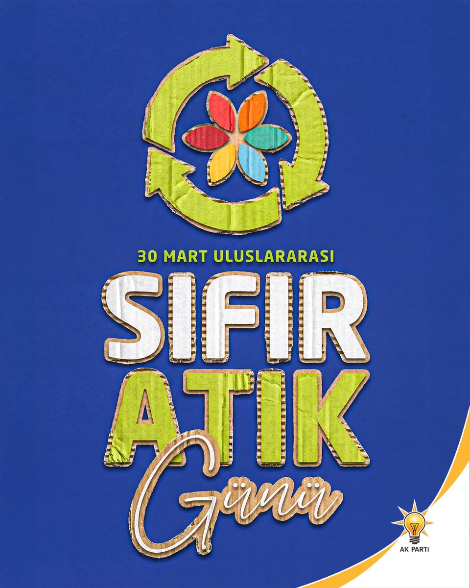 Doğal kaynaklarımızı korumak ve gelecek nesillere daha yaşanabilir bir dünya bırakmak hepimizin ortak sorumluluğudur.

Sıfır atık anlayışıyla bu yönde çalışıyor, daha temiz ve yaşanabilir bir dünya için birlikte hareket ediyoruz.

#UluslararasıSıfırAtıkGünü kutlu olsun.