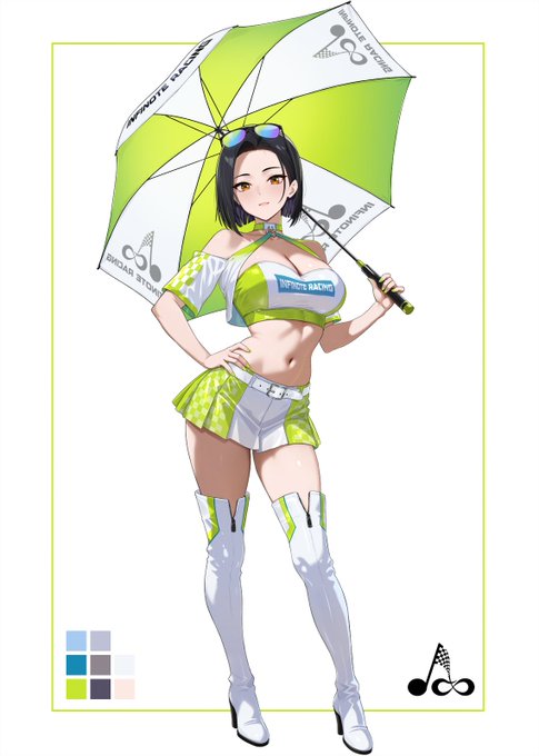 レースクイーン時代の矢式さん🏎️🖤 