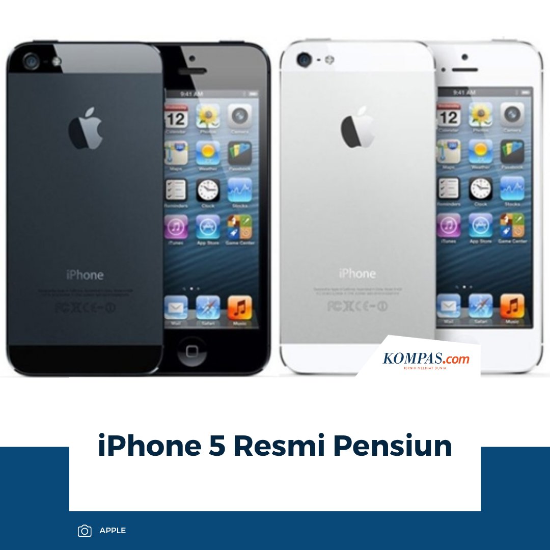 kompascom's tweet image. iPhone 5 resmi memasuki akhir masa pakainya setelah dinyatakan sebagai perangkat "obsolete", sehingga Apple tidak lagi menyediakan suku cadang maupun layanan perbaikan resmi.

👉🏻Baca selengkapnya tekno.kompas.com/read/2026/03/1…

~AM #Iphone5 #Apple #Pensiun