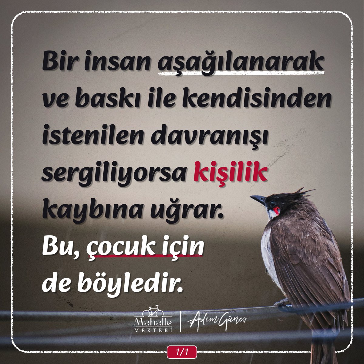 Bir insan aşağılanarak ya da baskı altında kendisinden istenilen davranışı sergiliyorsa, bu durum dışarıdan “uyum” gibi görünse de aslında kişinin iç dünyasında bir zedelenmeye yol açar. Kendi isteğiyle değil, korku ya da değersizlik hissiyle hareket eden birey zamanla kendine