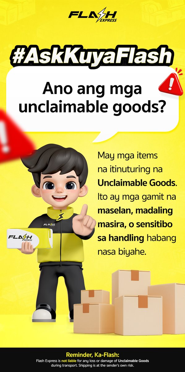 Flash Express Philippines tweet media