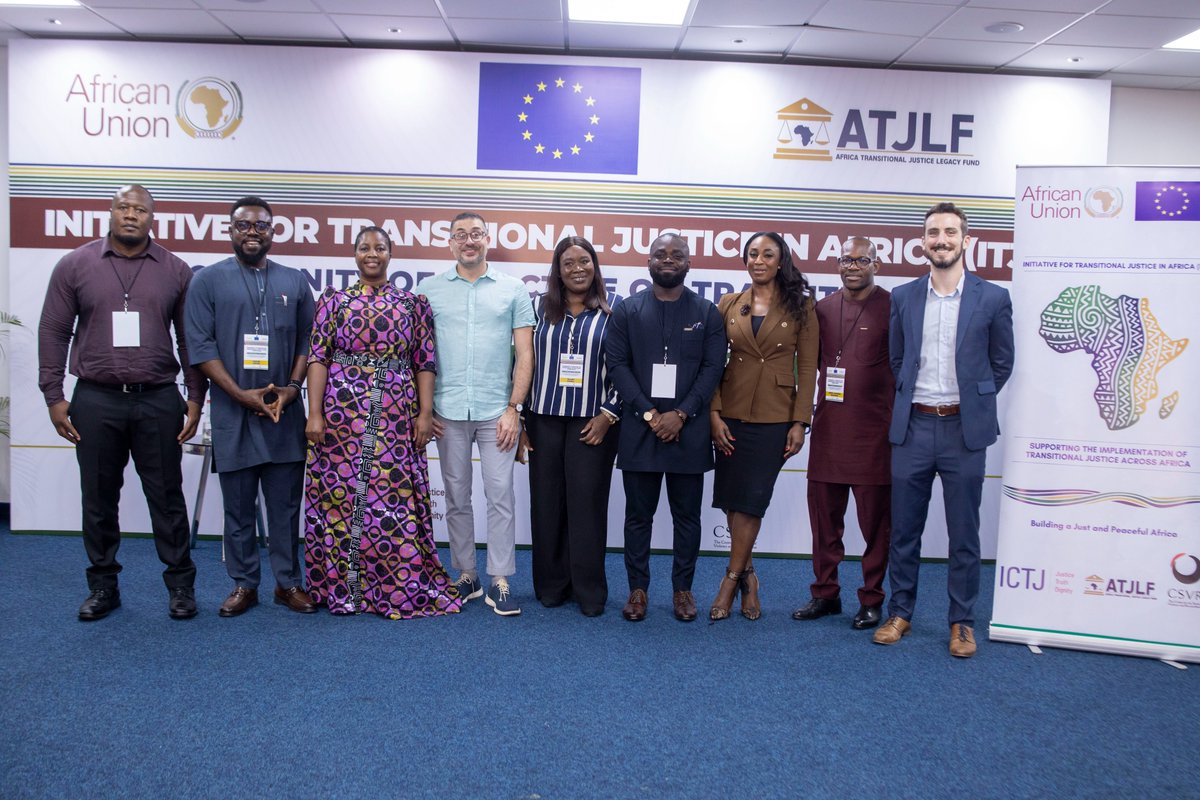 _CSVR's tweet photo. Our CSVR team @yvonne_annah, @IzoboMary, and @Gugu_Nonjinge participated in the Community of Practice on Transitional Justice Roundtable hosted by the Africa Transitional Justice Legacy Fund @ATJLF_. 

As part of the ITJA consortium, the roundtable brought together partners including the European Union, @_AfricanUnion, @theICTJ, and Centre for the Study of Violence and Reconciliation (CSVR) to engage on critical issues shaping transitional justice today.

#TransitionalJustice #ITJA #CSVR