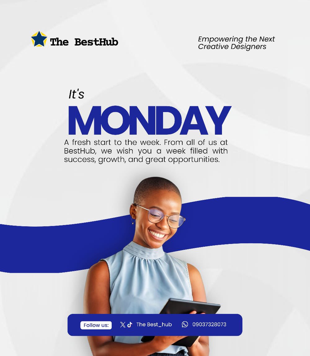 TheBest_Hub's tweet photo. Happy new week creatives

Have a productive day ahead https://t.co/sv7qiC5cZw