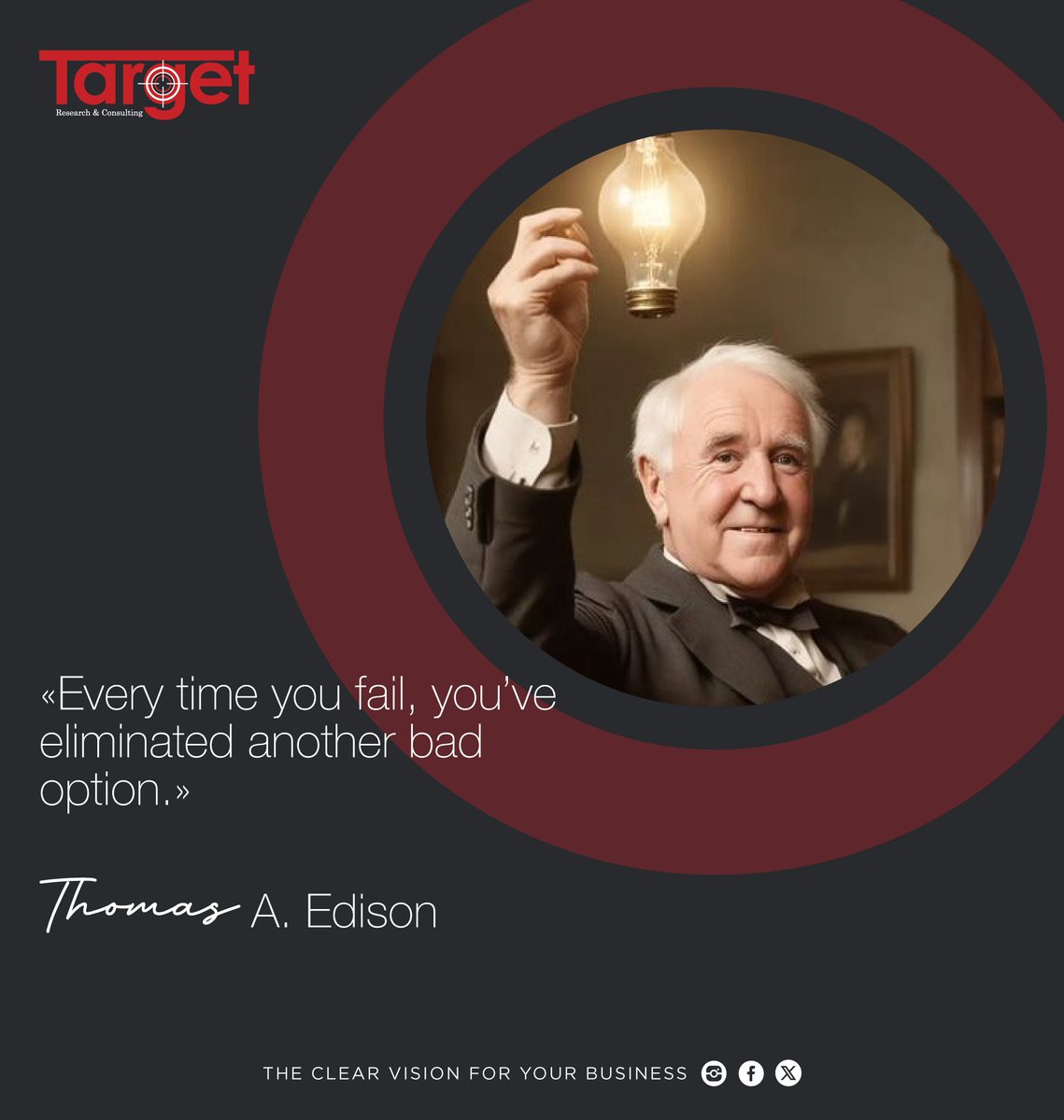 Target_SARL's tweet image. #MondayMotivation 

#Failure should never be a #reason to #give up, but rather #motivation to try again in a different way.