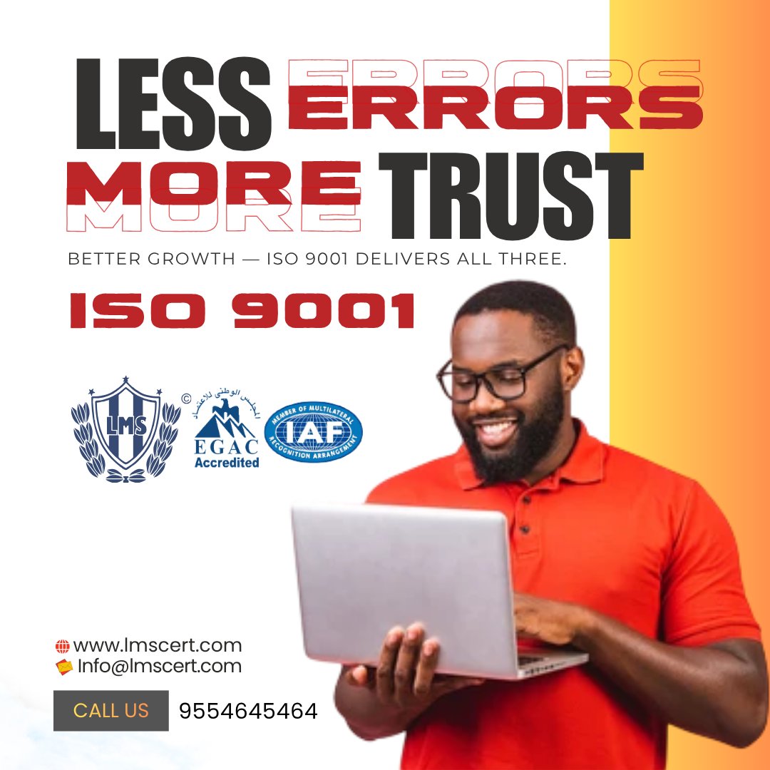 LMSCERTIFICATI2's tweet photo. Quality is not a goal, it’s a habit — ISO 9001 builds that habit.
#QualityHabit #ISO9001Certified #ExcellenceDaily https://t.co/tTDnM1ecMK