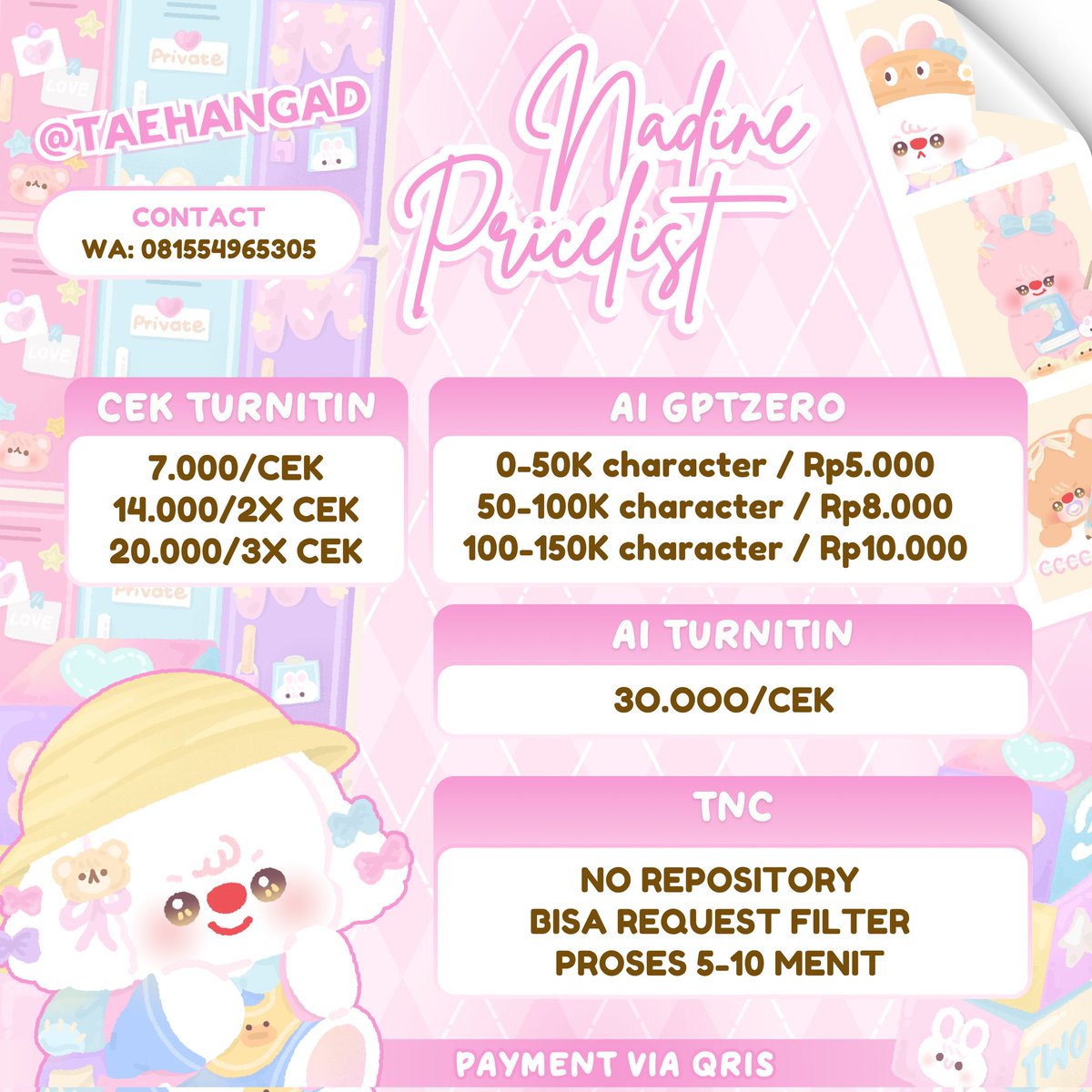 𝙣𝙖𝙙𝙞𝙣𝙚 — 5k testie 🧺🎀 tweet media