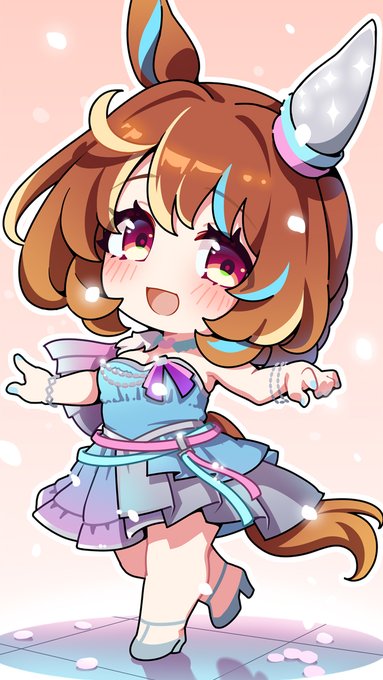 ノースフライト
今回の衣装は実質ウエディングみたいなところがあると思う
#ウマ娘 