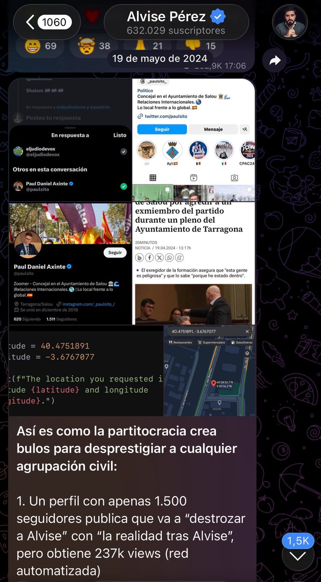 paulsito's tweet photo. @alviseperez @vox_es ¿Pero el judío de VOX no era yo? 

Decías que tus superhackers que no fallaban nunca me rastrearon la IP y decían que yo trabajaba en Bambú.

¿Una disculpa al menos? https://t.co/zQN10JP9oc