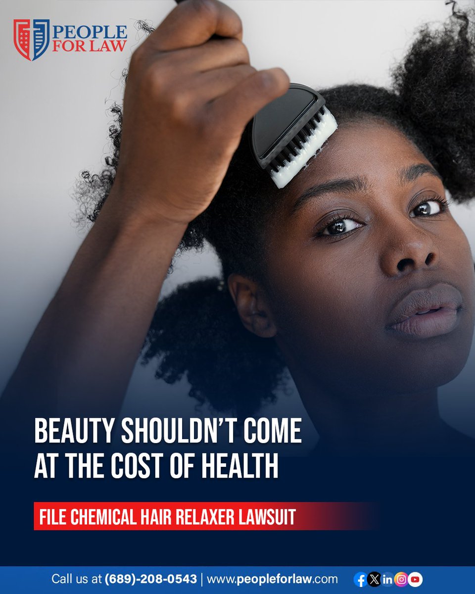 peopleforlaw's tweet image. For years, chemical hair relaxers have been a part of everyday beauty routines 💇🏽‍♀️✨
If you or a loved one believe you may have been affected, now may be the right time to understand your options, seek guidance, and take informed next steps 🤝

#Peopleforlaw #ConsumerAwareness