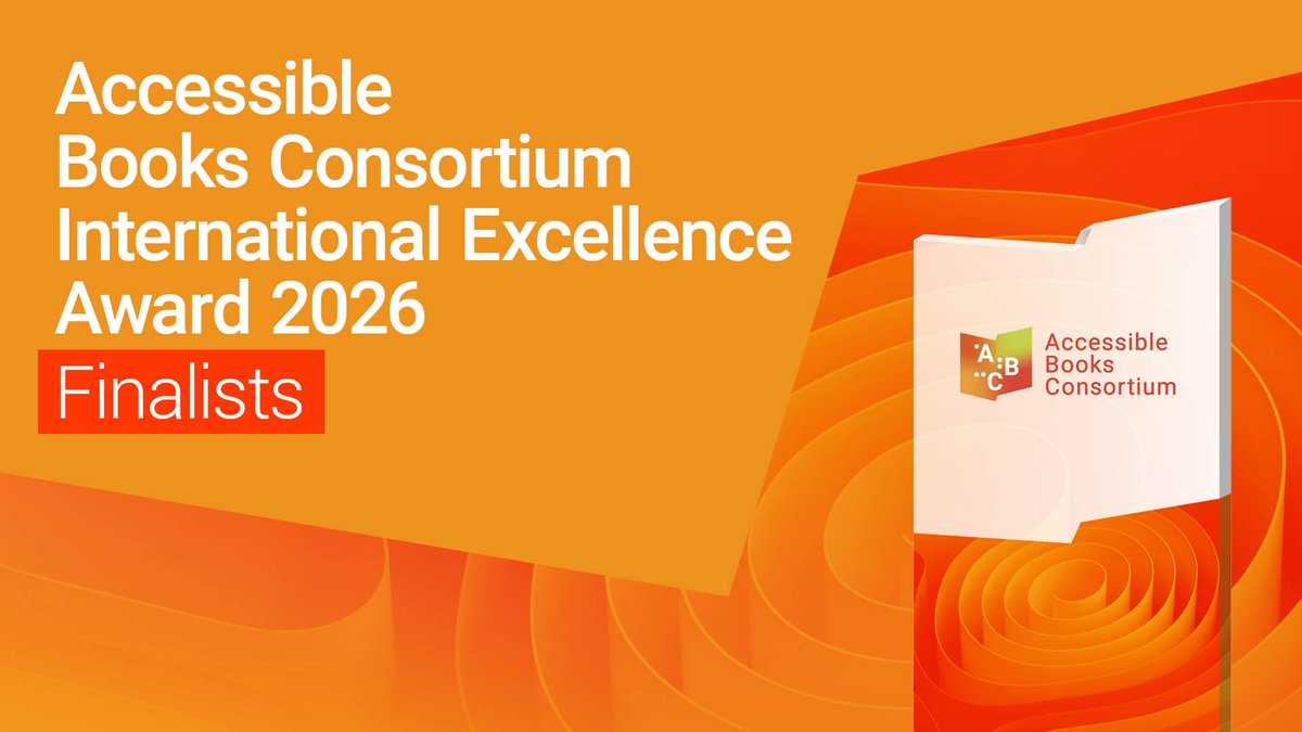 WIPO's tweet photo. We’re pleased to share the shortlist for the 2026 ABC International Excellence Award for Accessible Publishing 🏆

Publishers: 
● FeniXX (France)
● Have a Book (Poland)
● Zanichelli Editore S.p.A (Italy)

Initiatives: 
● Benemérito Comité Pro Ciegos y Sordos de Guatemala (Guatemala)
● China Braille Press (China)
● Fundação Dorina Nowill para Cegos (Brazil)

Learn more: https://t.co/NVq3hdOJEN