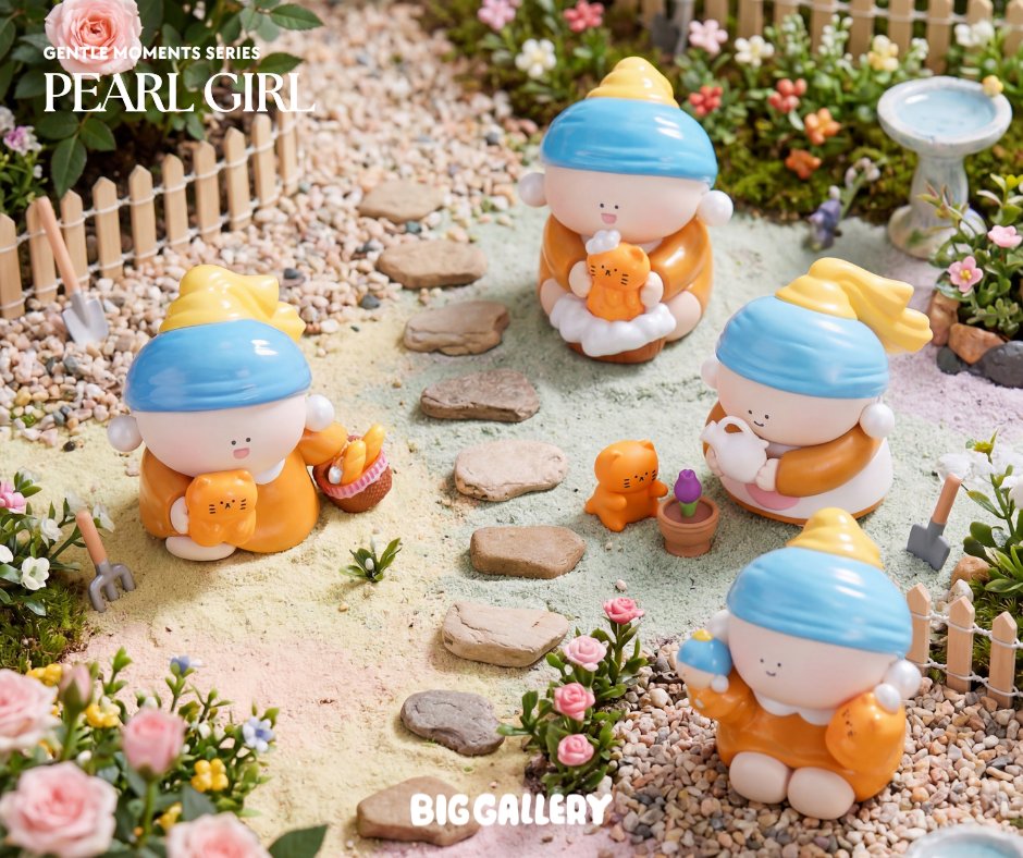 biggallerybg's tweet image. Who can resist a cat-loving, baguette-eating, bubble-bath-taking Pearl Girl? 🐱🛁

Our Gentle Moments Series is finally here! Reimagined art that fits in the palm of your hand. 🎨

Grab yours before they’re gone: 🔗biggallery.com

#PearlGirl #BlindBox #ArtToy #BIGGALLERY
