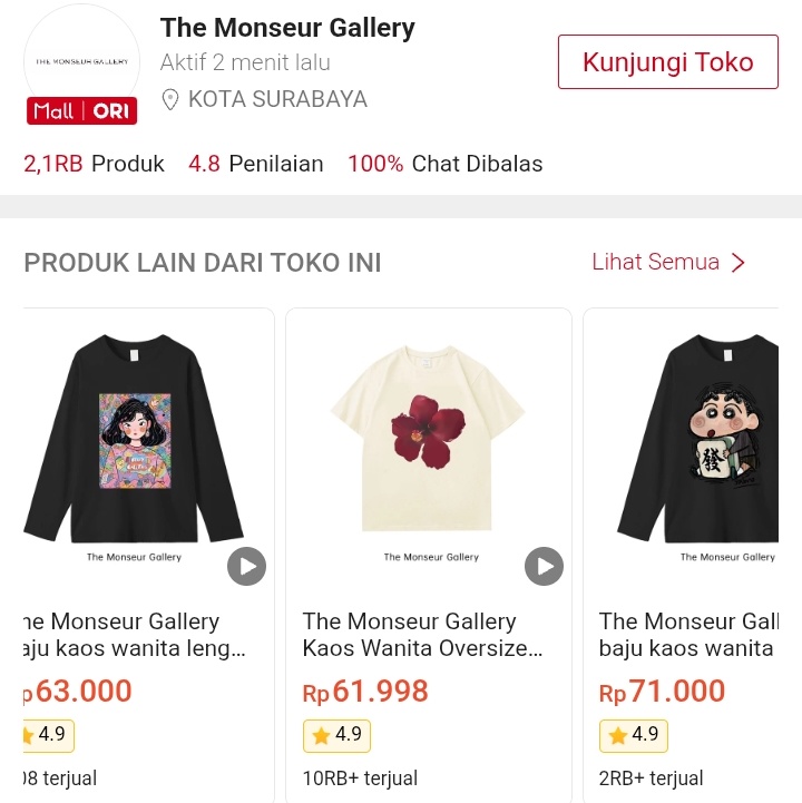 _seungcheolly's tweet photo. SENENG DEH 😭

Nemu toko yang jual kaos lucu lucu buat dipake main mana harganya mostly 50-70 ribuan 🫶🏻 https://t.co/bipLz5kE9T