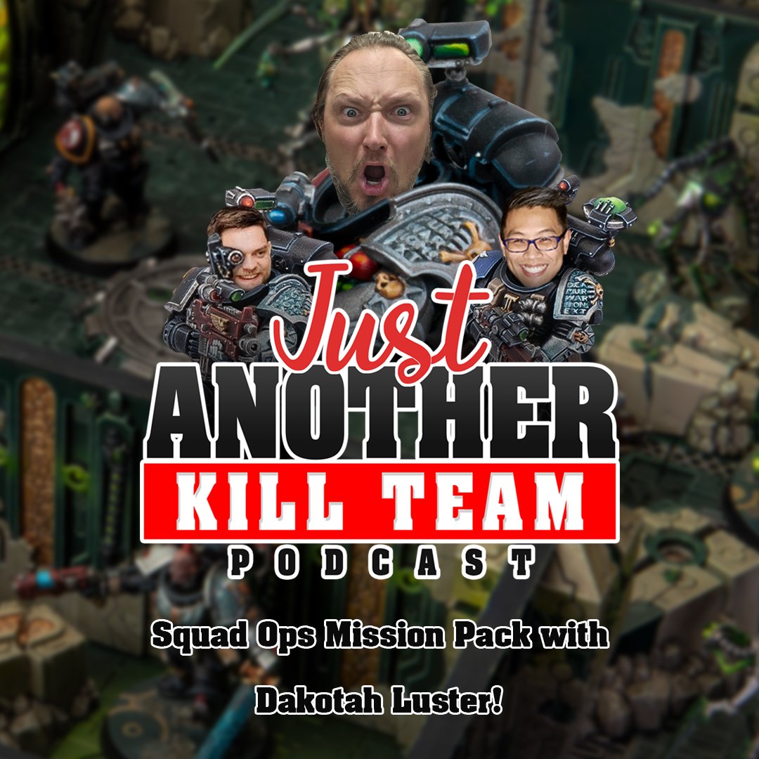 JAKTPodcast's tweet photo. Join us and special guest Dakotah Luster as we talk about the new Mission Pack from Squad Games!

  https://t.co/HF3N4o1CoZ

#killteam #warhammer40k #goonhammer #JAKTPodcast #warhammer https://t.co/7wpdUQxai4