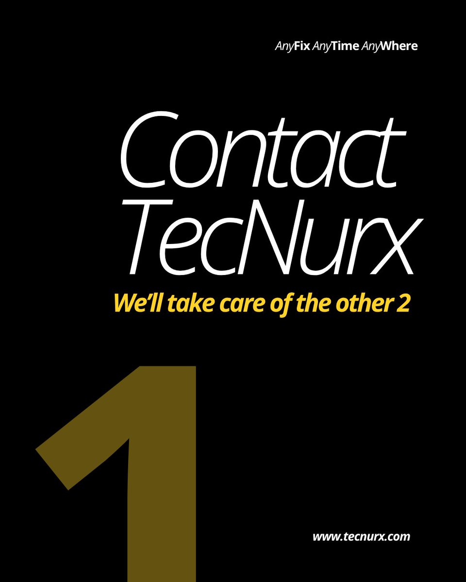 TecNurx's tweet photo. The First thing to do is the most important !!

AnyFix. AnyTime. AnyWhere.

#TecNurx #AnyFixAnyTimeAnyWhere #DeviceCare https://t.co/wFxWyDnb4O